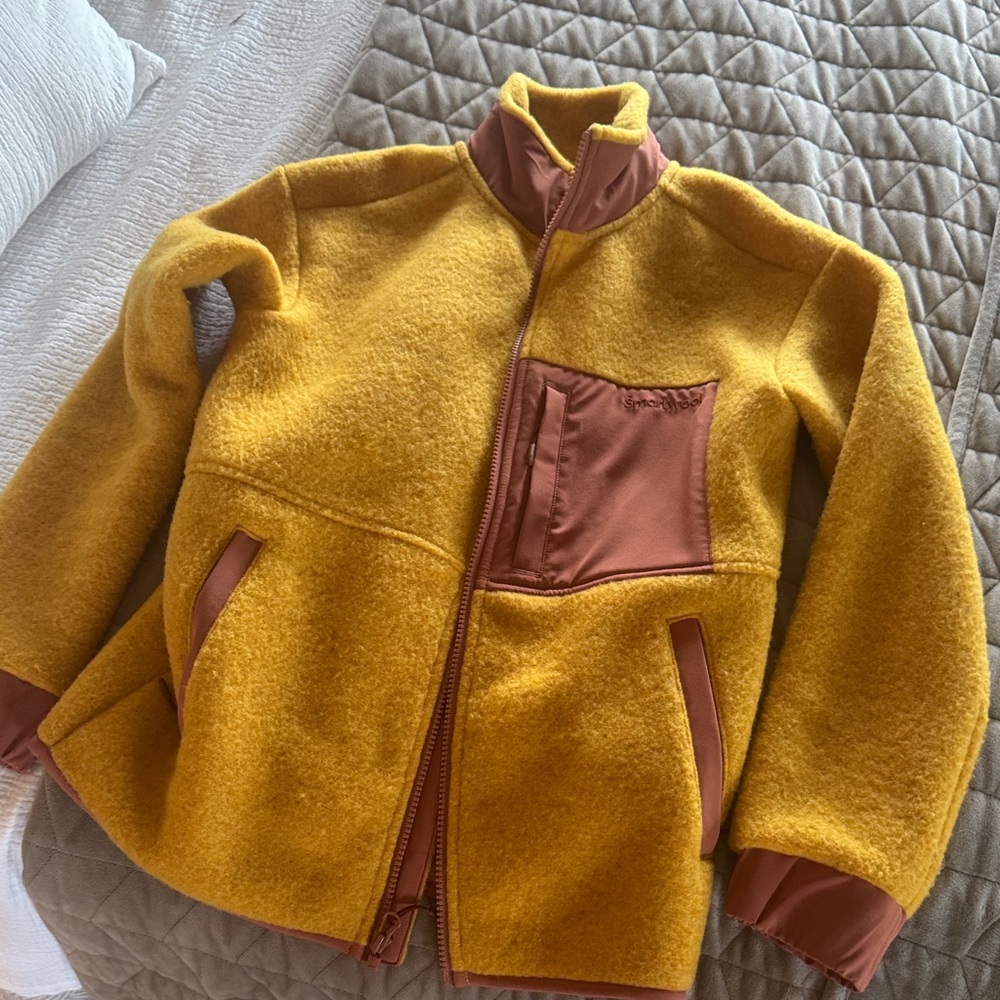 Smartwool Womens Sunflower Yellow Sweater Jacket